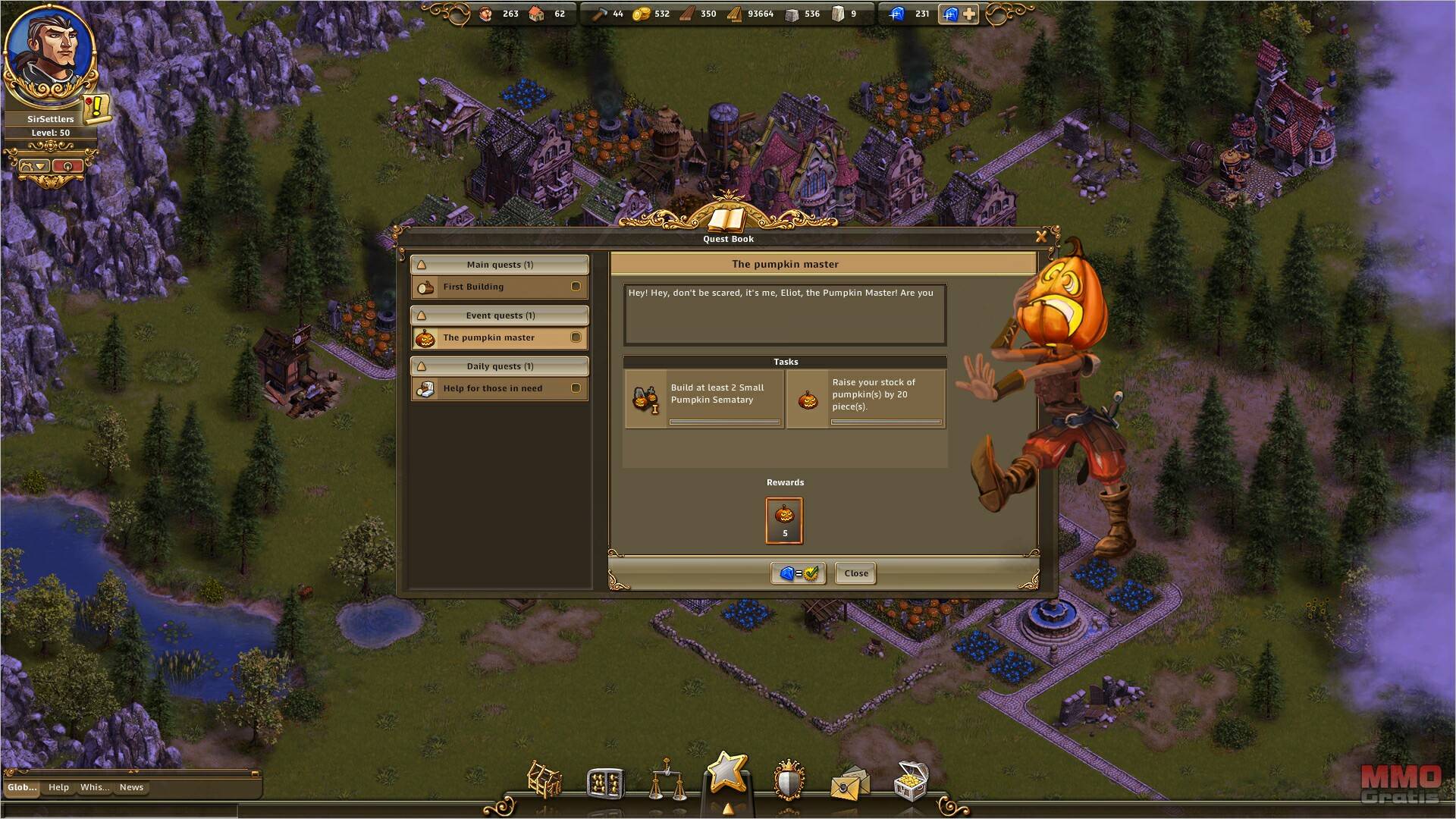 Halloween llega a The Settlers Online Castle Empire